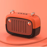 Cool Vintage Portable Bluetooth V5.0 Speaker Long Worktime Outdoor Loudspeaker Support TF Card/U Disk/FM Wireless Subwoofer